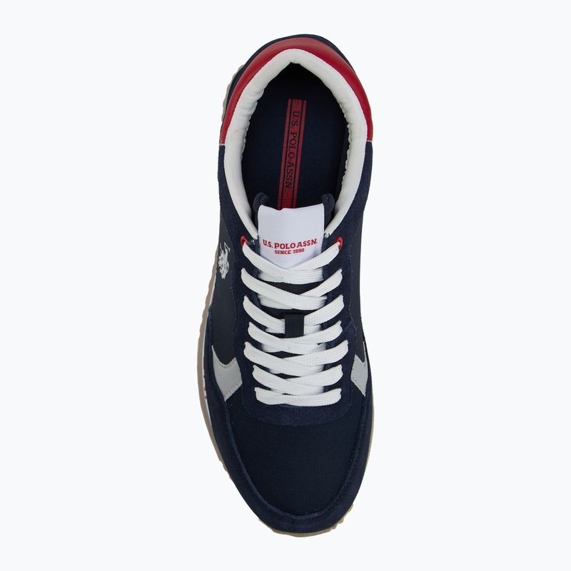 Scarpe da uomo U.S. Polo Assn. CLEEF006B blu/rosso 5