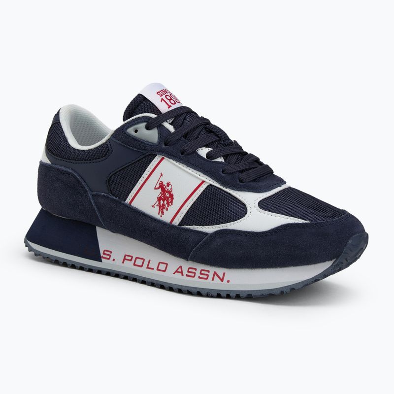 Scarpe da uomo U.S. Polo Assn. CLEEF007A blu/bianco