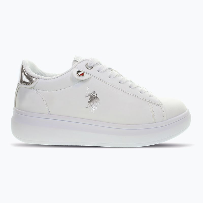 Scarpe da donna U.S. Polo Assn. CODY011 bianco/argento 8