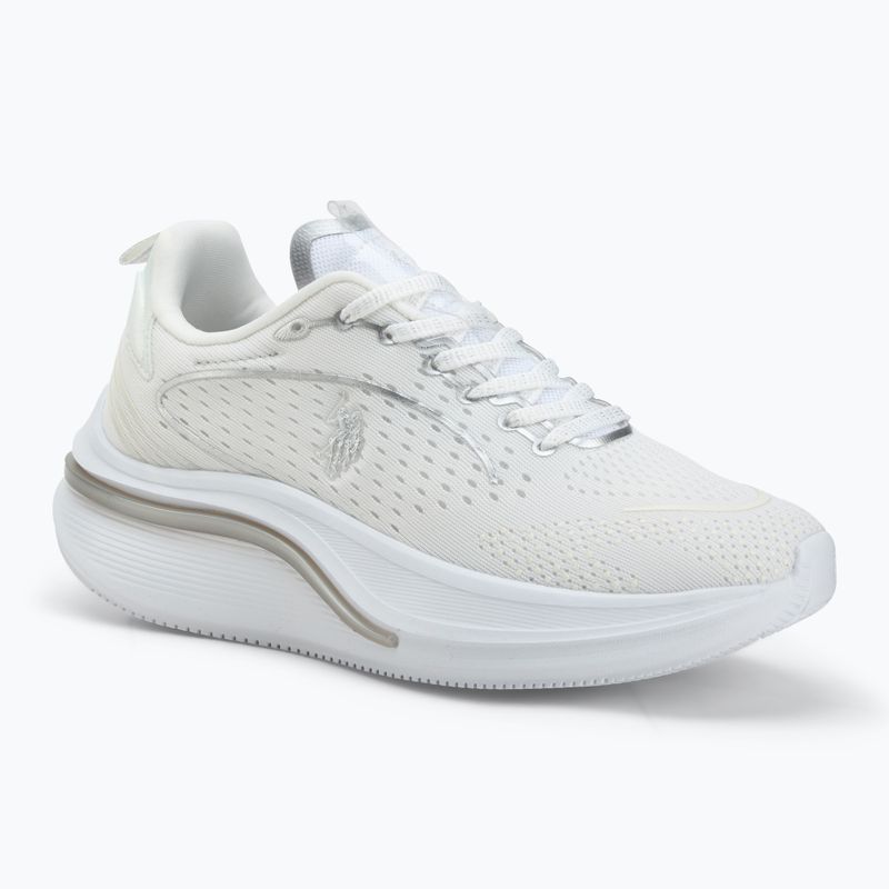 Scarpe da donna U.S. Polo Assn. CLAUDE004 bianco/argento