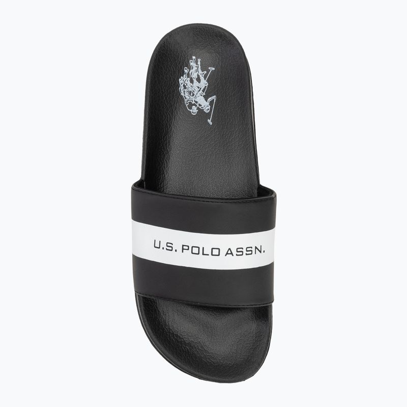 Infradito da uomo U.S. Polo Assn. SKYE002 nero/bianco 5