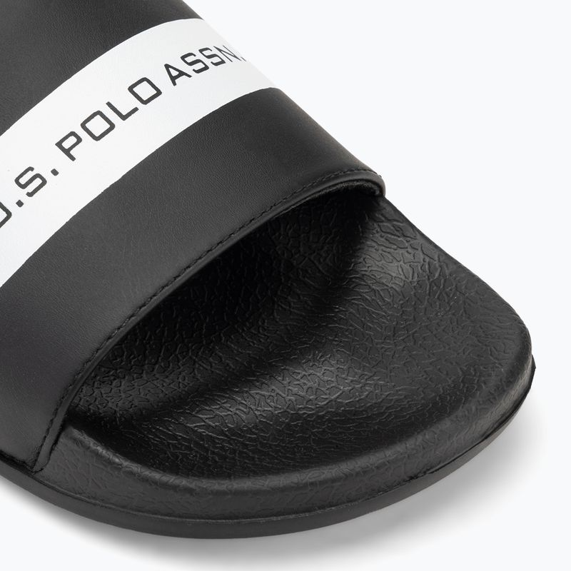 Infradito da uomo U.S. Polo Assn. SKYE002 nero/bianco 7