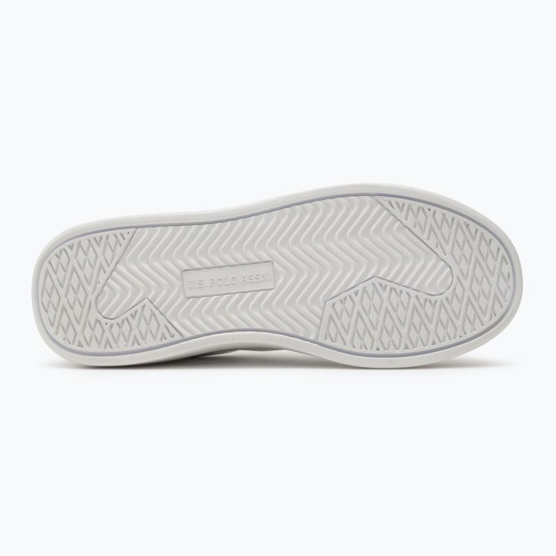 Scarpe da uomo U.S. Polo Assn. CODY003B bianco/marrone chiaro 4