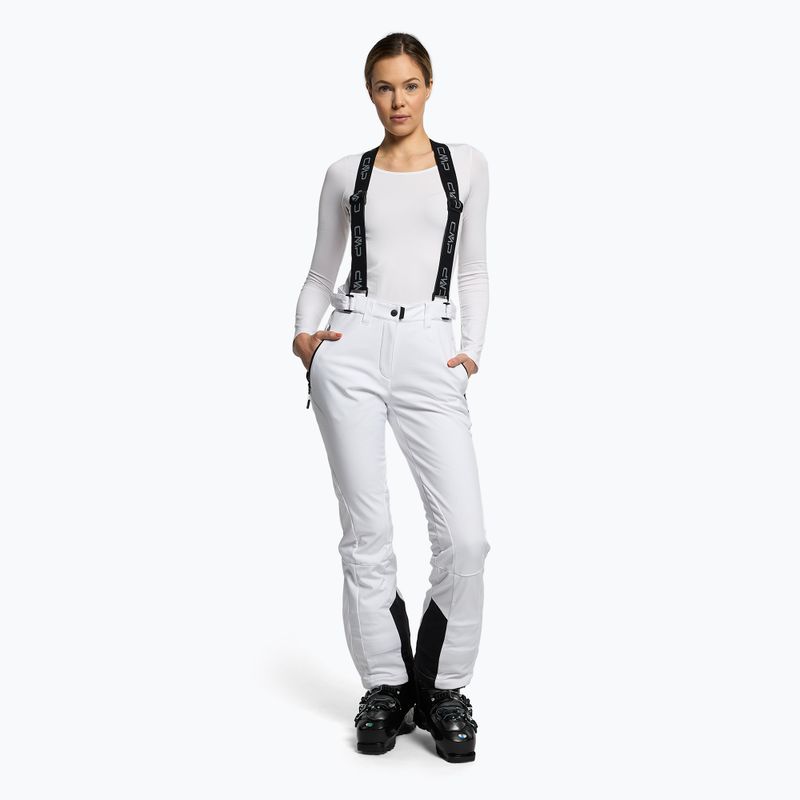 Pantaloni da sci CMP donna bianco 3W03106/88BG