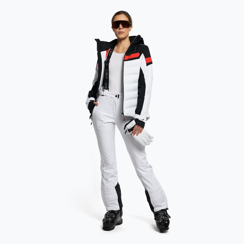 Pantaloni da sci CMP donna bianco 3W03106/88BG 2