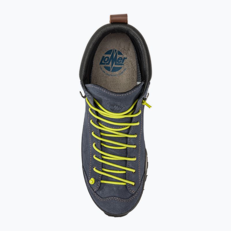 Scarpe da trekking da uomo Lomer Bio Naturale Mid Mtx Suede flag/lime 5