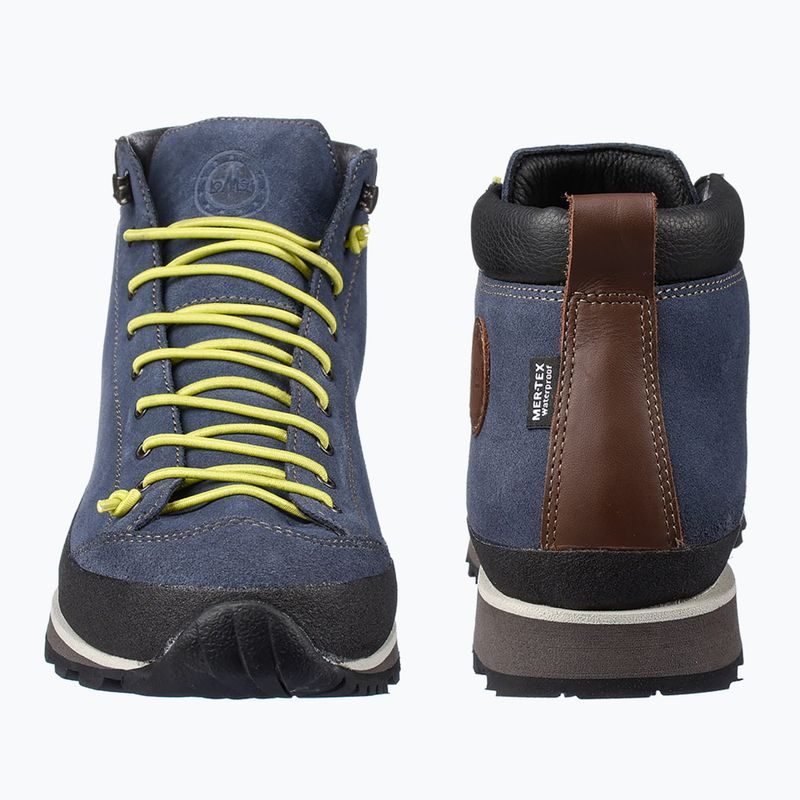 Scarpe da trekking da uomo Lomer Bio Naturale Mid Mtx Suede flag/lime 8