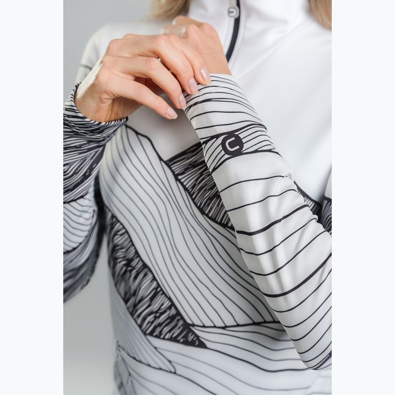 Felpa da donna DOTOUT Peaks print outline col/black beauty 4