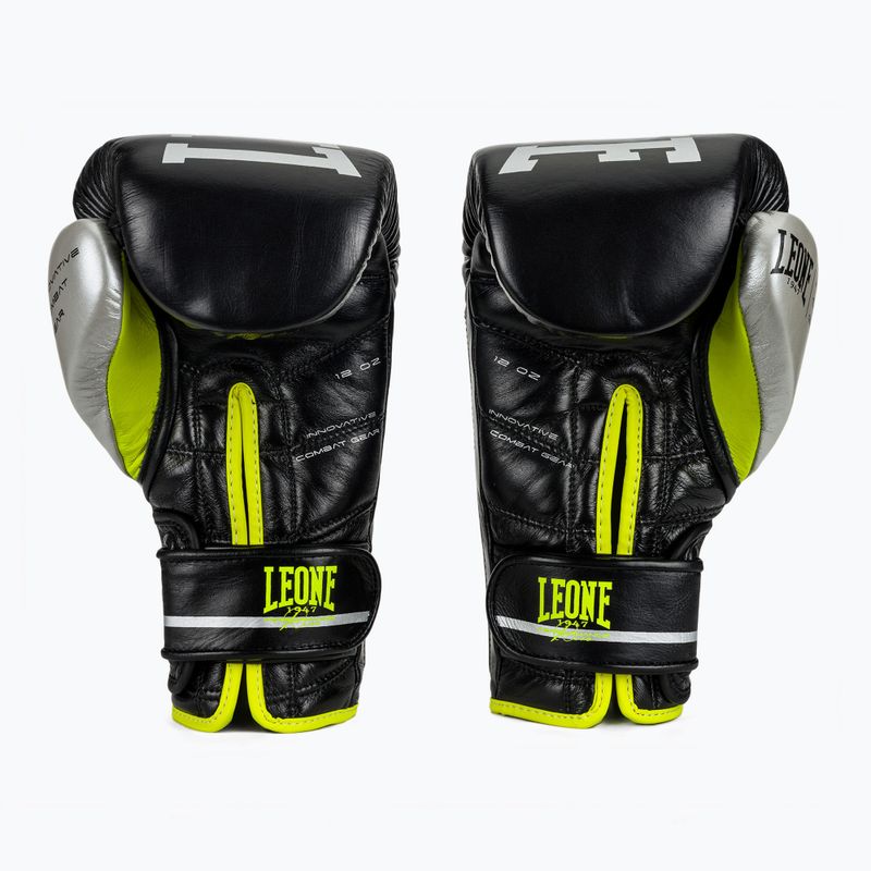 Guantoni da boxe LEONE 1947 Revo Performance nero fluo 3