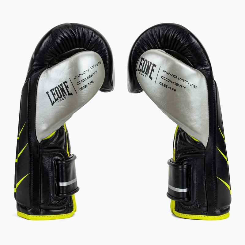 Guantoni da boxe LEONE 1947 Revo Performance nero fluo 4
