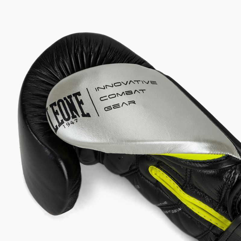 Guantoni da boxe LEONE 1947 Revo Performance nero fluo 7