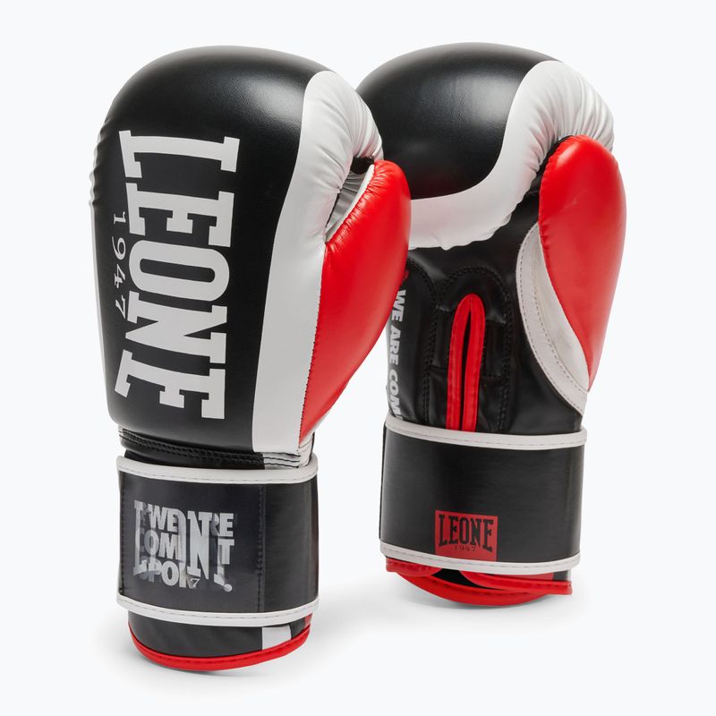 LEONE 1947 Logo Wacs Guanti da boxe nero/nero 5