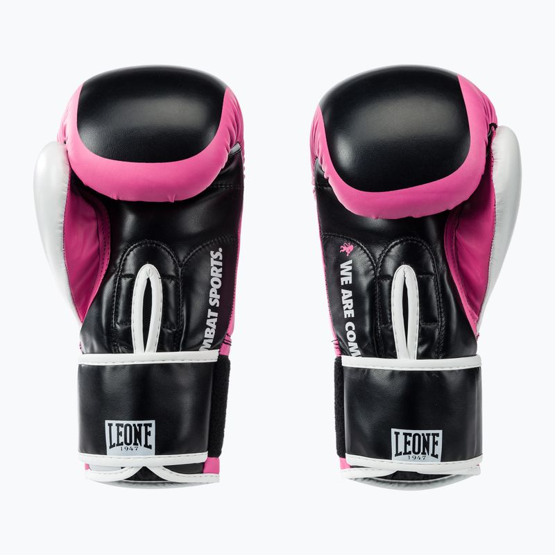 LEONE 1947 Logo Wacs Guantoni da boxe fucsia 2