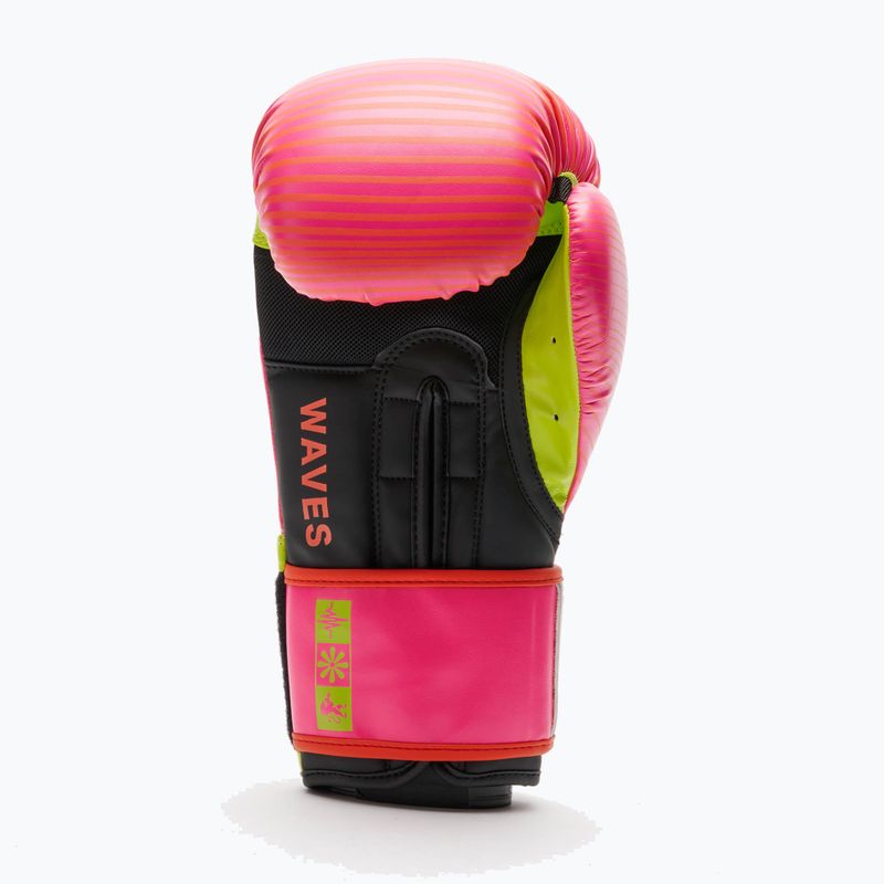 Guanti da boxe LEONE 1947 Waves rosa 4