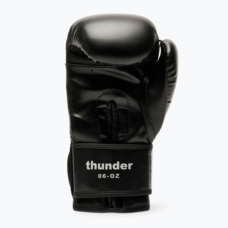 Guanti da boxe per bambini LEONE 1947 Thunder Jr nero 3