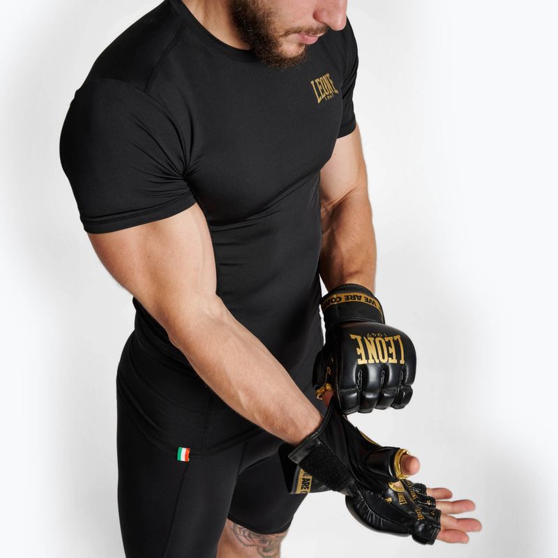 Rashguard da uomo LEONE 1947 Compresion nero 3