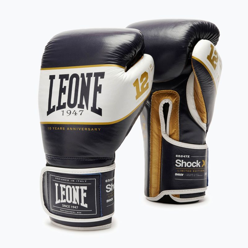 Guantoni da boxe LEONE 1947 Shock X blue 2