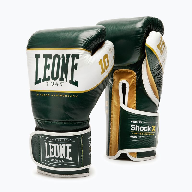 Guantoni da boxe LEONE 1947 Shock X green 2
