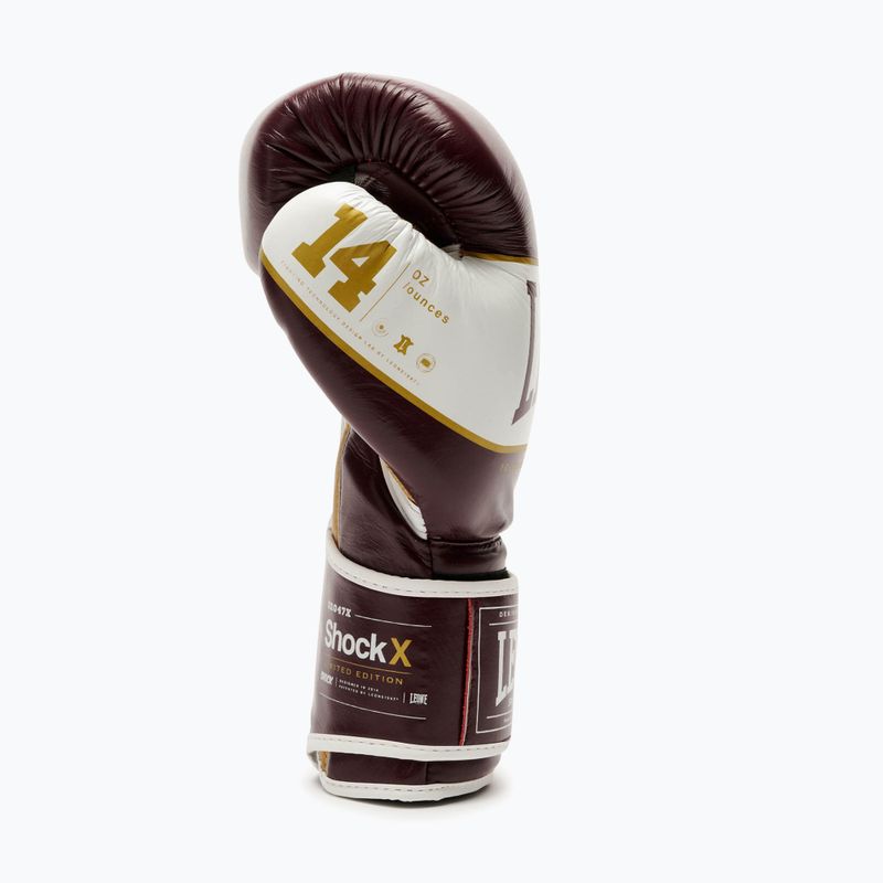 Guantoni da boxe LEONE 1947 Shock X burgundy 5