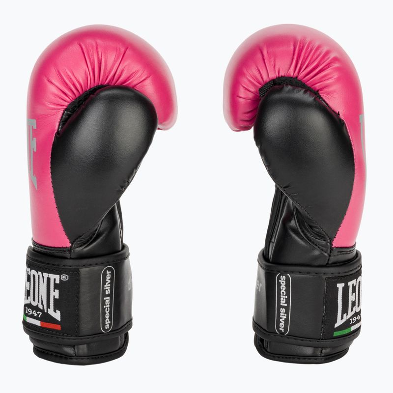 Guanti da boxe per bambini LEONE 1947 Thunder Jr fucsia 4
