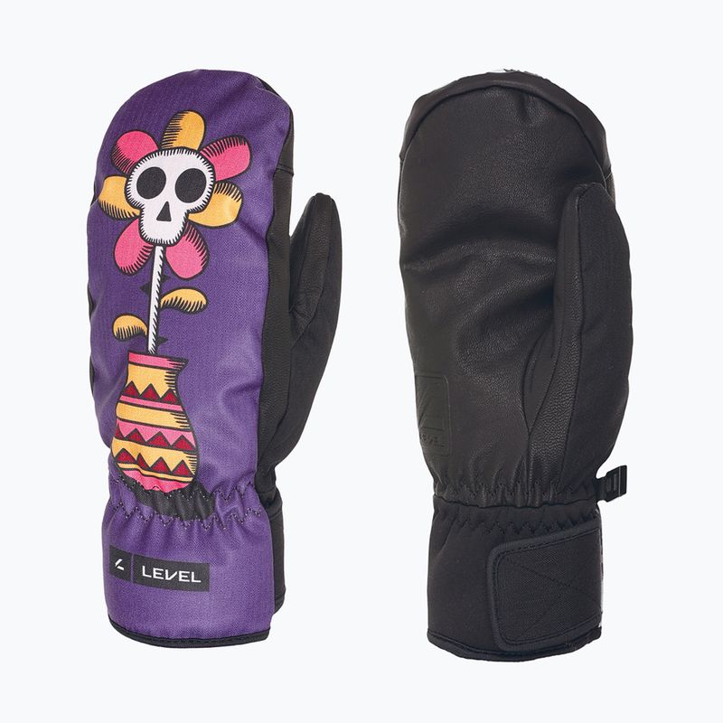 Guanti da snowboard Level Vertigo Pro Mitt purple