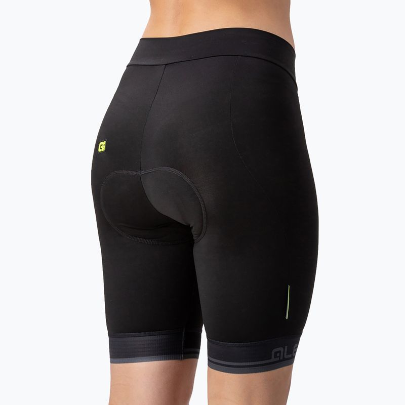 Pantaloncini da ciclismo da donna Alé Classico LL nero/grigio antracite 3