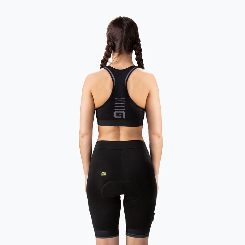 Pantaloncini da ciclismo da donna Alé Classico LL nero/grigio antracite 4