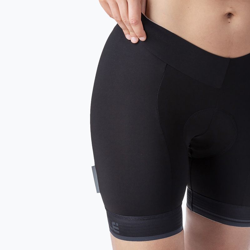 Pantaloncini da ciclismo da donna Alé Classico RL nero/grigio carbone