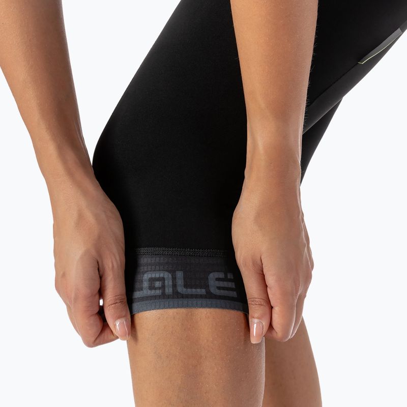 Pantaloni ciclismo donna Alé Classico 3/4 nero/grigio carbone 2