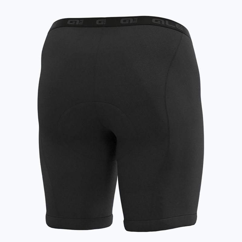 Pantaloncini da bici Alé Enduro Padded Liner da uomo, nero 2