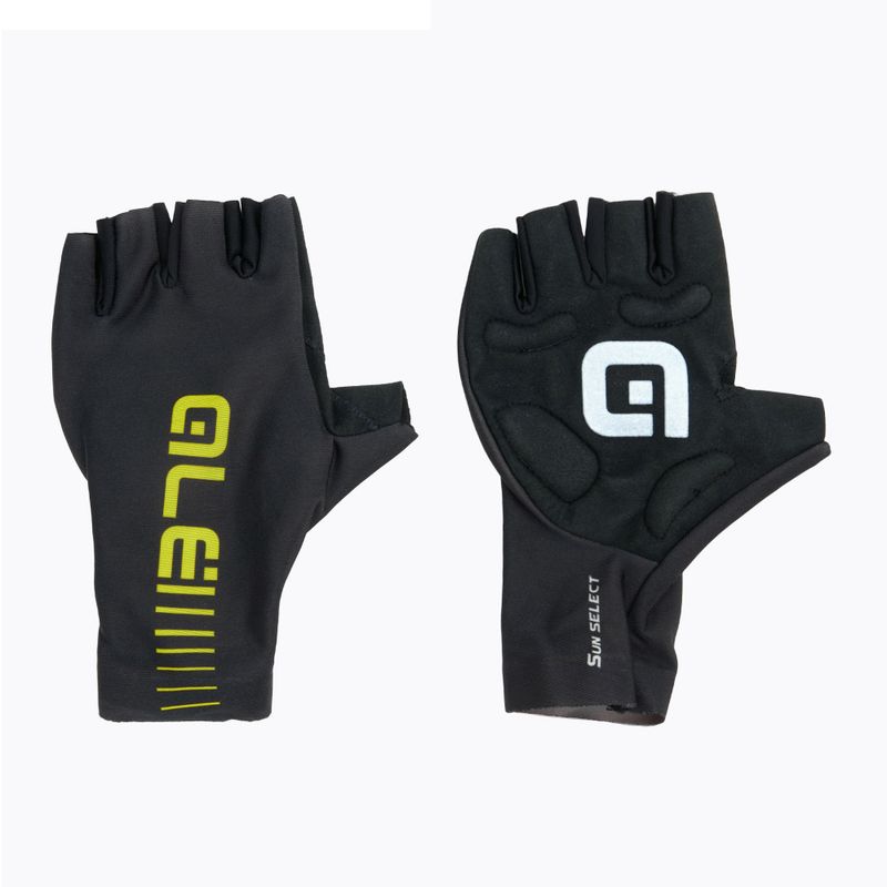 Guanti da ciclismo Alé Sun Select bianco/nero