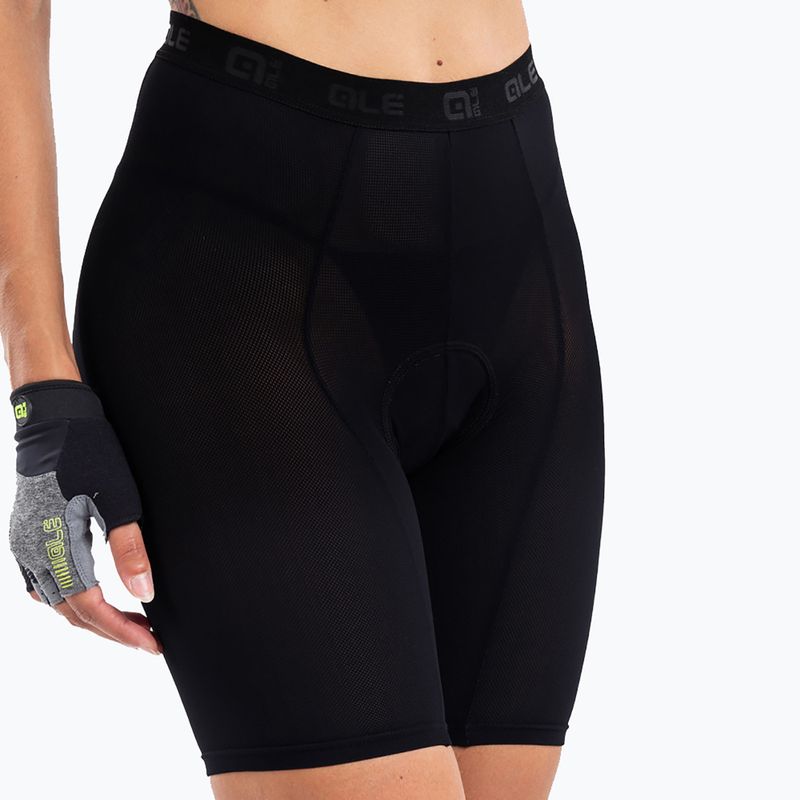 Pantaloncini da ciclismo da donna Alé Enduro Padded Liner nero 3