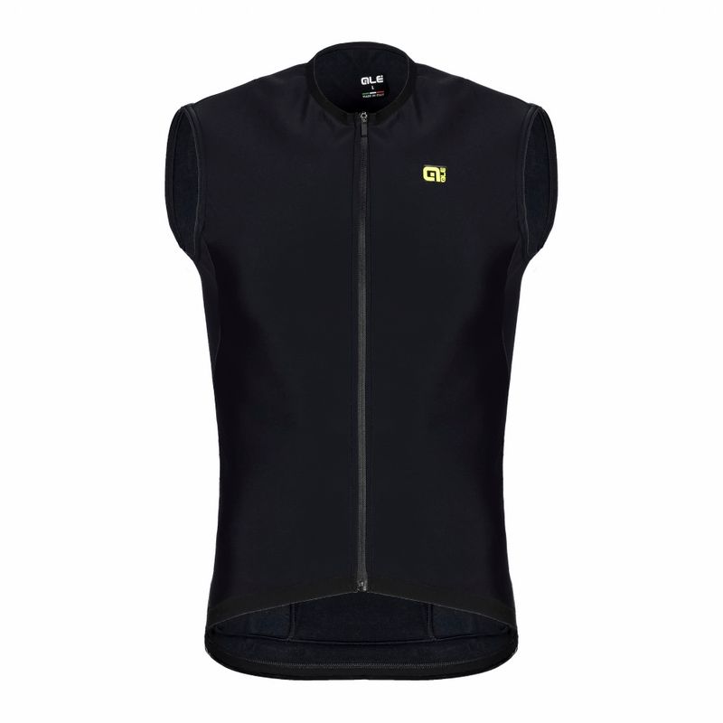 Gilet da ciclismo Alé Thermo nero/nero da uomo
