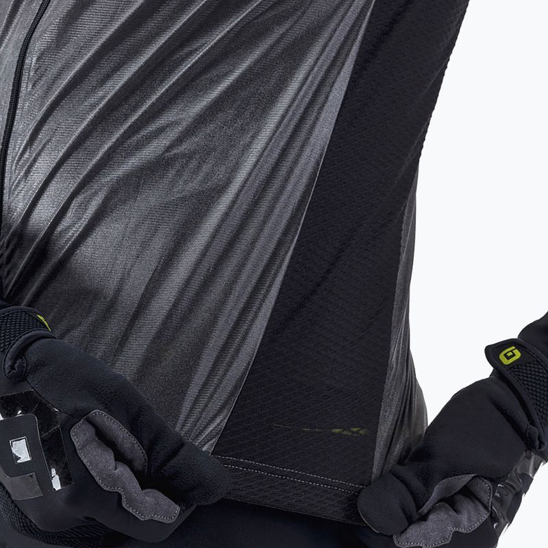 Gilet da ciclismo Alé Black Reflective nero/nero da uomo 5