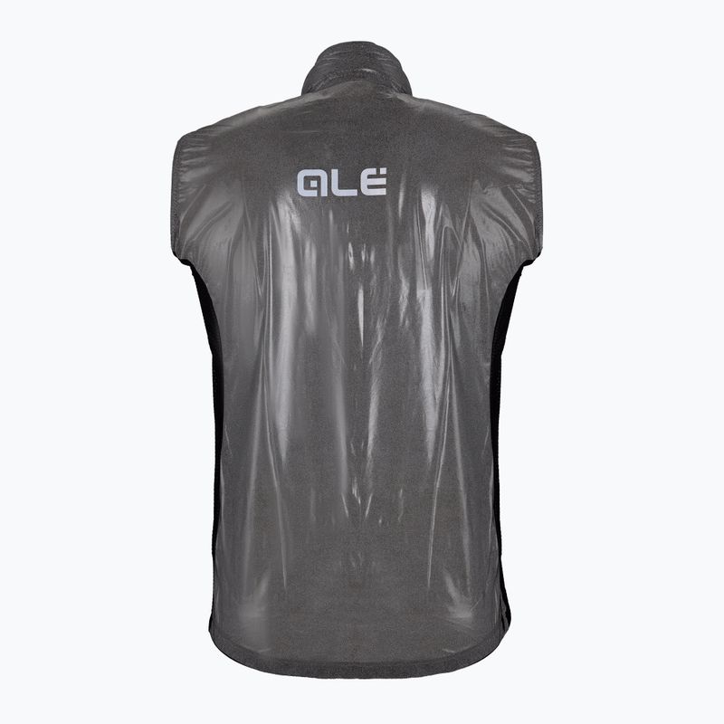 Gilet da ciclismo Alé Black Reflective nero/nero da uomo 7