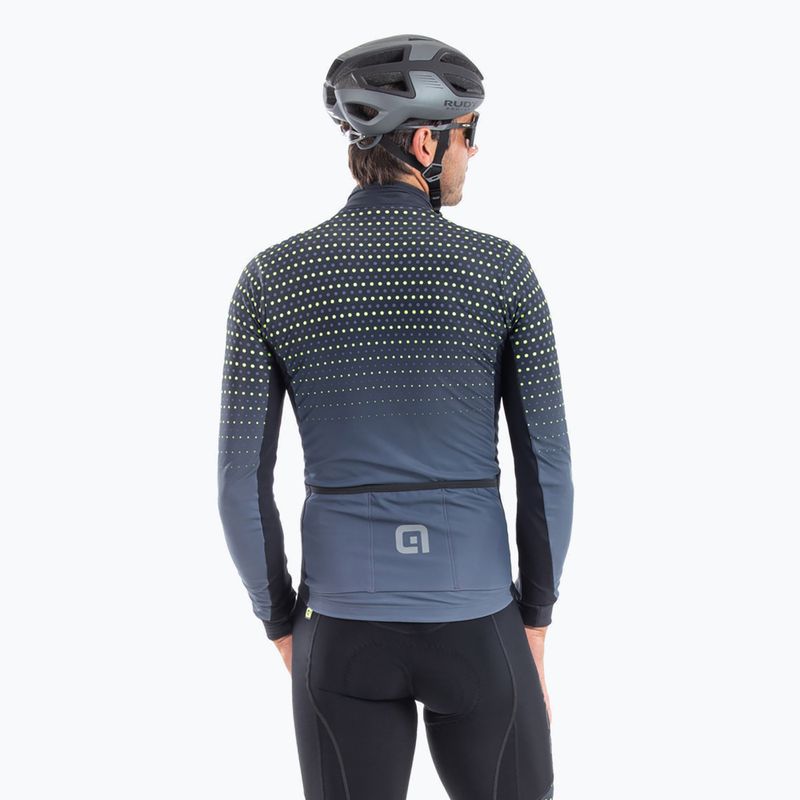 Felpa ciclismo uomo Alé Bullet nero grigio nero/grigio 2
