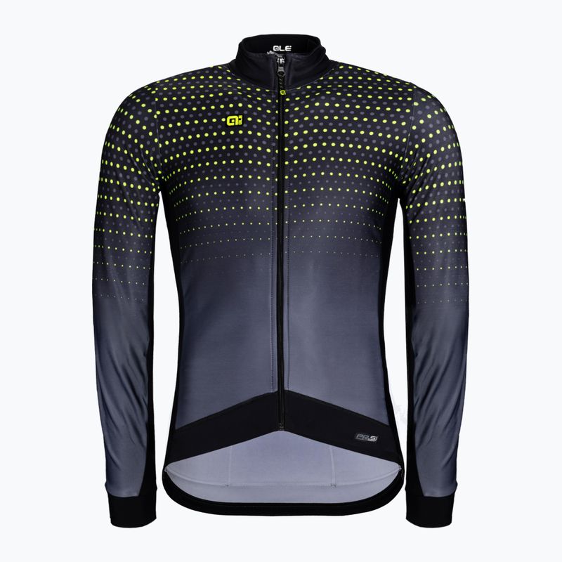 Felpa ciclismo uomo Alé Bullet nero grigio nero/grigio 5