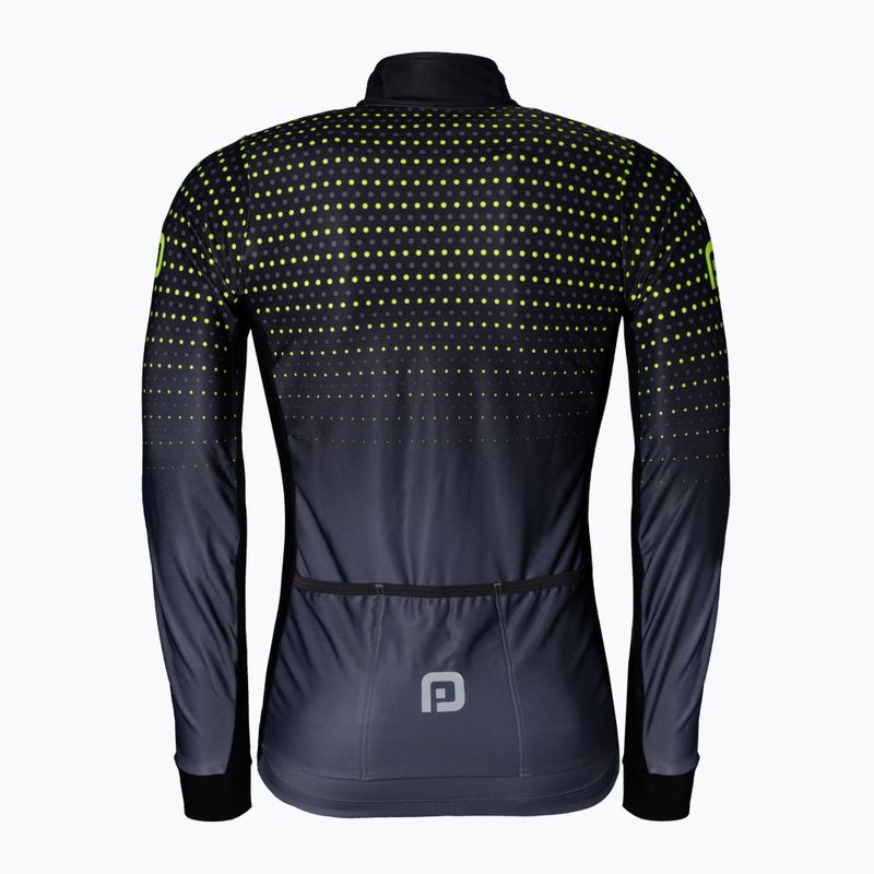 Felpa ciclismo uomo Alé Bullet nero grigio nero/grigio 6