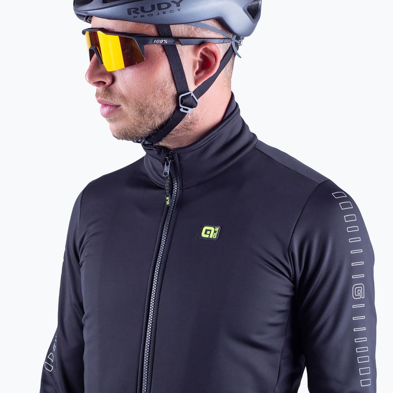 Felpa da ciclismo da uomo Alé Fondo nero/nero 3