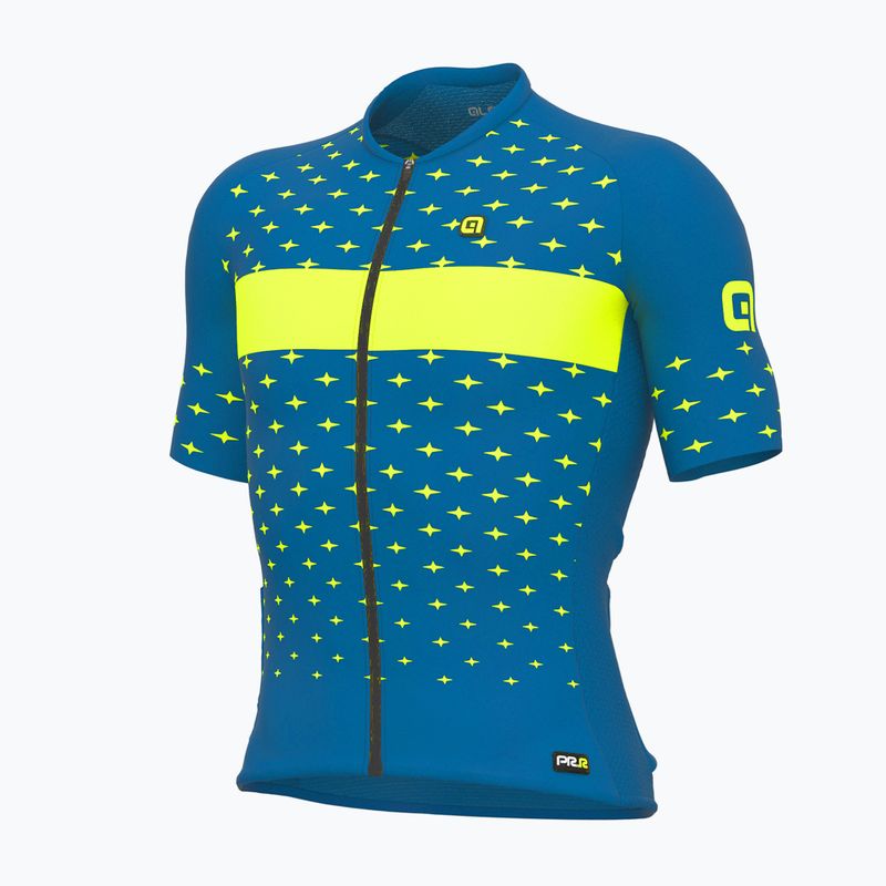 Maglia ciclismo uomo Alé Maglia MC Stars benzina giallo fluo 9