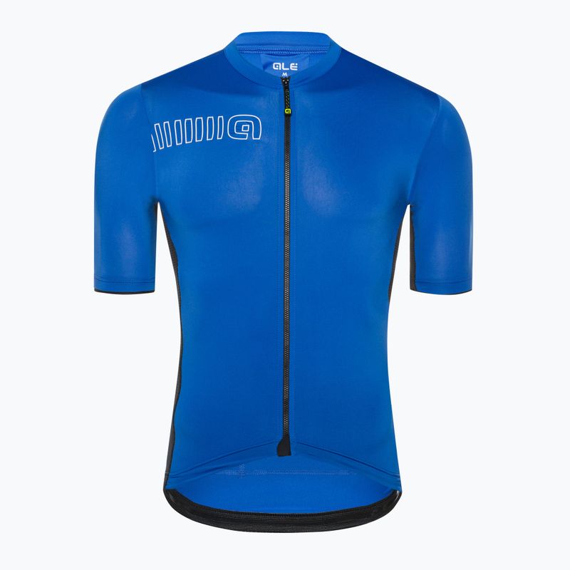 Maglia ciclismo uomo Alé Maglia MC Color Block italia blu 6