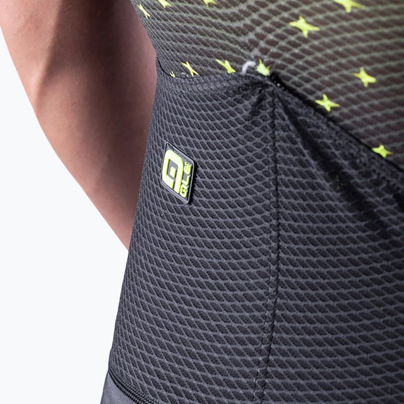 Tuta da triathlon da uomo Alé Stars giallo fluo/nero 6