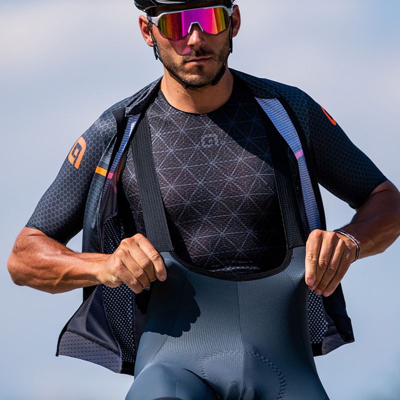 Maglia ciclismo uomo Alé Intimo SM Quark nero 4