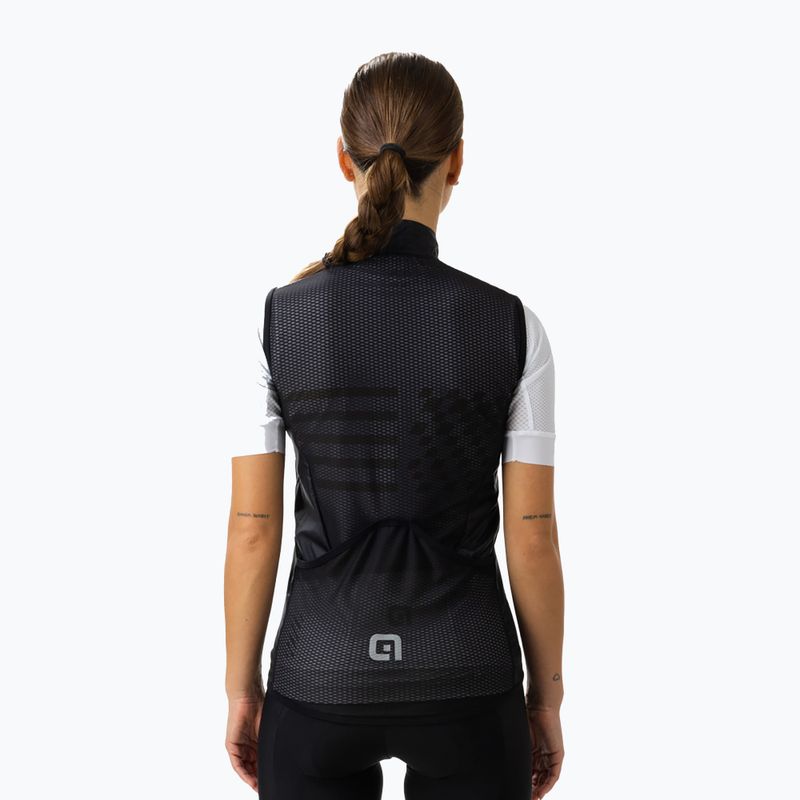 Gilet da ciclismo da donna Alé Vento 2.0 nero 2