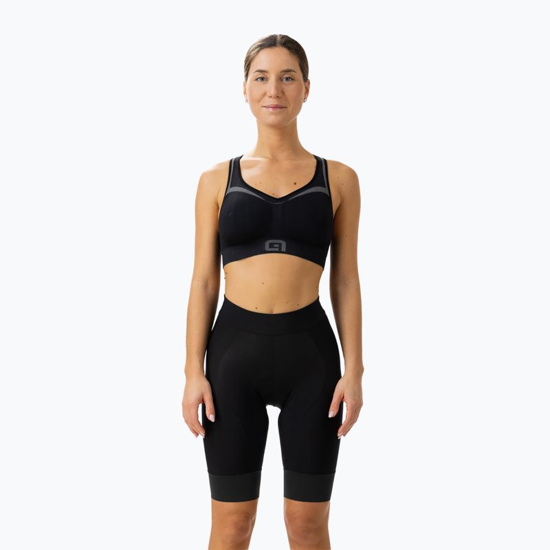 Pantaloncini da ciclismo da donna Alé GT 2.0 nero