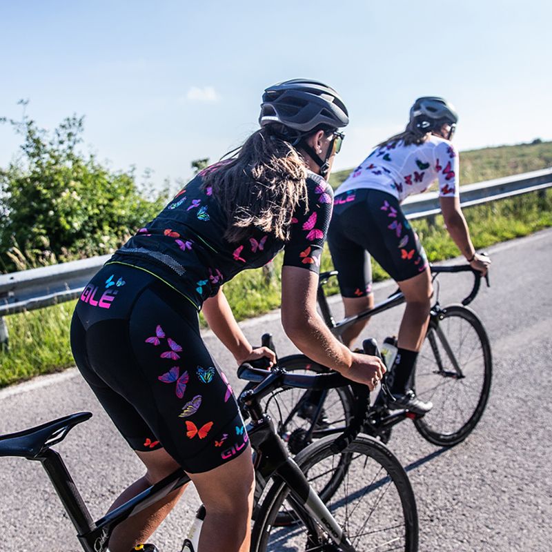 Maglia ciclismo donna Alé Maglia Donna MC Butterfly nero 10