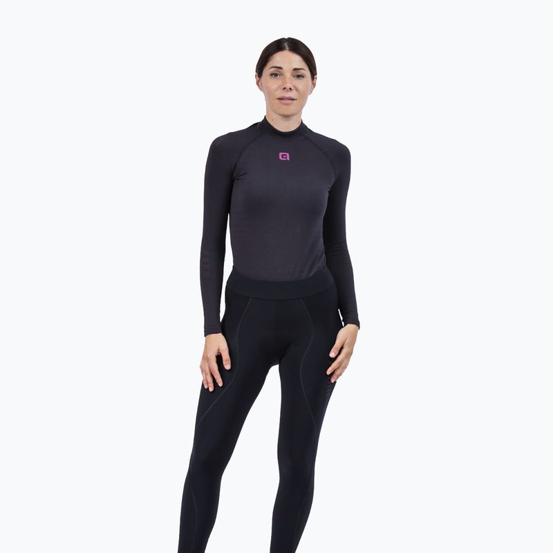 Pantaloni da ciclismo da donna Alé Essential nero/nero 4