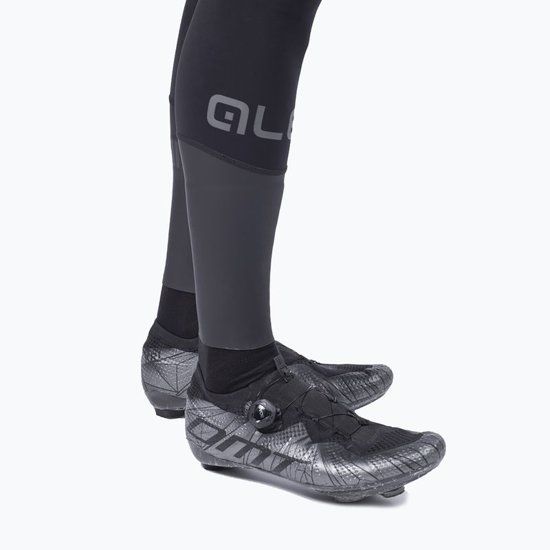 Pantaloni da ciclismo da uomo Alé Clima Warm nero/nero 6