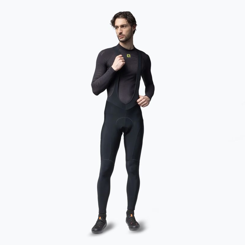 Pantaloni da ciclismo Alé Winter Bibtights nero/nero da uomo