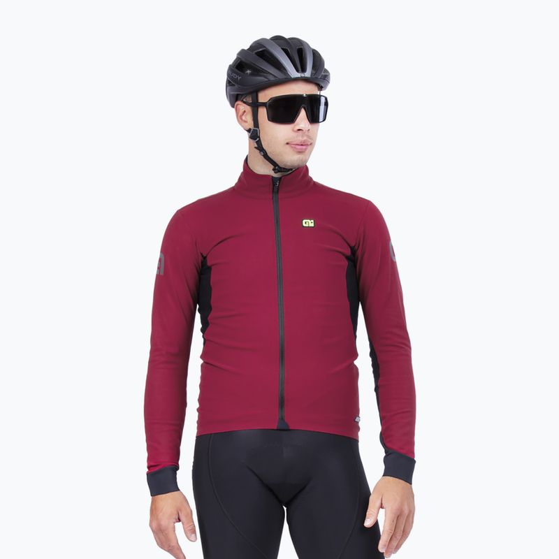 Giacca da ciclismo Alé Future Warm rosso masai/masai rosso da uomo